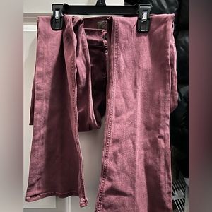 Women’s blush pink jeans